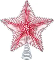 11-Inch Peppermint Star Treetop