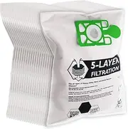 SPARES2GO Cloth Hoover Bags compatible with Numatic Henry Hetty Vacuum Cleaners (Pack of 20)