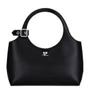 Courrèges Mini Holy Day Leather Bag One size black