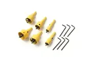 6 Sizes Hole Saw Set Bi Metal Timber HSS Holesaw Drill Bits Plumbing Electrician