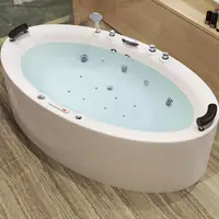 在飛比找樂天市場購物網優惠-優樂悅~浴缸家用獨立式亞克力沖浪按摩雙人浴缸恒溫加熱泡泡浴2