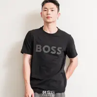 在飛比找蝦皮商城精選優惠-郵寄兵．現貨 BOSS 男版 胸前燙印文字 漸層點點設計LO