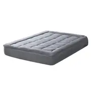 Luxury Bamboo Fibre Mattress Topper King - Charcoal