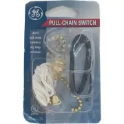 GE Pull Chain Switch Lamp Light Fixture Single 30" Cord Conversion Kit