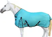 CHALLENGER 80" Horse Flysheet Summer Spring Airflow Mesh Turquoise 7301