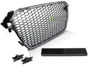 Rejilla frontal RS-TYPE para for AUDI A4 B8 11-15 Chrome Black RS STYLE Envío gr