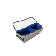 Kings Plus Clear Top Canvas Bag - Small - Clear PVC Lid with SBS Zippers - 370GSM Grey Canvas