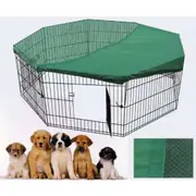 YES4PETS Eight Panels Pet Dog Playpen Exercise Cage Puppy Crate Enclosure Cat Fence With Cover