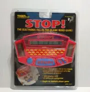 Vintage TIGER STOP Wheel Electronic Handheld tabletop video game New Old Stock