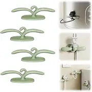 Cord Organizer For Kitchen Appliances, New Cord Winder Organizer Stick On Appliance Cord Holder, Wire Wrapper for Appliance Cord Organizer Stick On for Home Gadget Accessories(Green,4pcs)