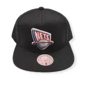 Mitchell & Ness Brooklyn Nets Core Basic HWC Black Adjustable Snapback Hat Cap