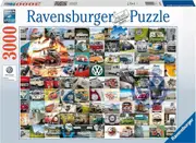 3000pc Ravensburger 99 VW Bulli Moments Family Jigsaw Puzzle Game 121x80cm