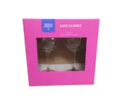 2-PACK Tabitha Brown for Target 16oz Stemmed Wine Glass Set
