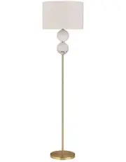 [Lexi Lighting] Murano Floor Lamp Brass