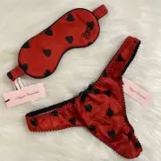 Agent Provocateur Hart Red Silk Set NWT
