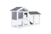 Rabbit Hutch Chicken Coop 147cm 2 Storey Pet Cage Run GRACIE