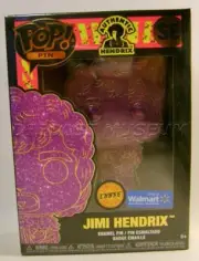 JIMI HENDRIX PURPLE CHASE AUTHENTIC WALMART FUNKO POP PIN ENAMEL SE 2022 RARE