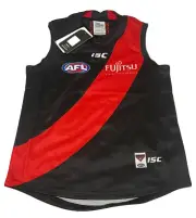 Essendon ISC SMALL Tank Jersey Jumper Bombers AFL Vintage Offical BNWT