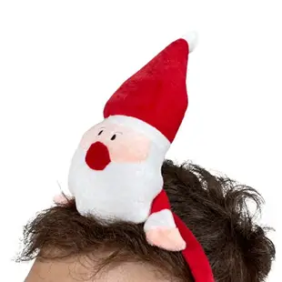 聖誕節 可愛 造型髮箍 (2款) 卡通髮箍 聖誕老人 麋鹿 髮飾 髮圈 派對 Cosplay【塔克】