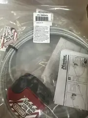 MASTER SAFETY SERIES LOCK AND CABLE, S806CBL15, 15 feet NIB
