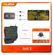 M1 Pro Mobile Controller Gaming Keyboard Mouse Converter BT V5.0 Programmable Adapter Support IOS Android System Set 2