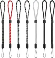 Nylon Hand Wrist Straps, 7 Pack Adjustable Colorful Hand Wrist Strap Lanyard for Wallet, GoPro, Phone, Keys, Keychain, USB Flash Drive, ID Name Tag Badge, Camera (7 Mixed Colors)
