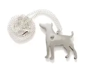 Dog with Heart Necklace Miniblings 45cm Labrador Animal Stainless Steel