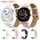 18MM 20MM玫瑰金扣皮錶帶適用於佳明Venu 2S F255s F265S Galaxy Watch4 3手錶