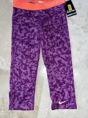 NEW Nike Pro Dri-FIT Big Girls Mid-Rise Training Athletic Gym Leggings Size L