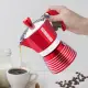 【PEDRINI】Infinity義式摩卡壺(紅3杯) | 濃縮咖啡 摩卡咖啡壺