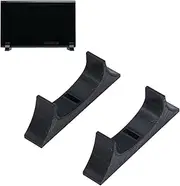 Horizontal Bracket for Wii U Console, 3D Printed Horizontal Stand Cooling Feet Holder Easy to Install Cooling Bracket (Black)