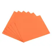 Orange EVA Foam Sheets 11 x 8 inch 1.7mm Thickness for Crafts DIY Projects 6 Pcs