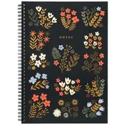 Otto A4 Spiral Notebook 200 Pages Small Wildflower
