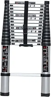 Aviation Aluminum Telescopic Ladder, Portable Extension Ladder, Indoor and Outdoor Universal Lift Load 330lbs 140-700cm (Size : 3m/9.8ft)
