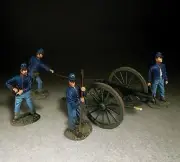 31313 - “Sending Mischief Down Range” Federal Artillery Firing - ACW - Britains