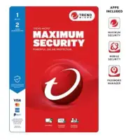 TREND MICRO Micro Maximum Security (1 Device) 2Yr Retail Mini Box Auto Renew