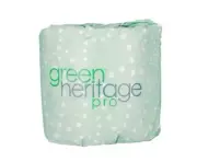 Green Heritage 2 Ply Recycled Fiber Bath Tissue. 400 Sheets Per Roll 96/case.