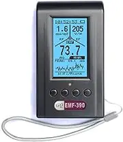 GQ Advanced Multi-Field Electromagnetic Radiation 3-In-1 Emf Elf Rf Meter, Cell Tower Smart Meter Hidden Wifi Signal Detector Rf Up To 10Ghz With Data Logger, With 2.5Ghz Rf Spectrum Analyzer