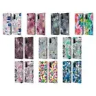 OFFICIAL NINOLA ABSTRACT WATERCOLOUR LEATHER BOOK CASE FOR SAMSUNG PHONES 1