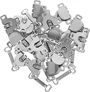 YOSADIER 20pcs Hooks and Eyes Closure - Metal Hooks and Eyes Sewing DIY Craft for Clothing Sewing Bra Trousers Skirt Dress Supplies