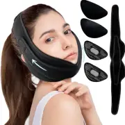 Wisdom Teeth Ice Pack Head Wrap with Dual Compression Straps for Face, Jaw, Chin