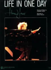 HOWARD JONES LIFE IN ONE DAY SHEET MUSIC PIANO/VOCAL/GUITAR/CHORDS 1985 RARE NEW