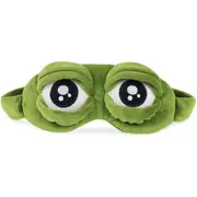 Cute Contoured Blackout Frog 3D Sleep Eye Mask For Sleeping Soft Eye Masks