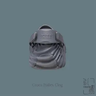 CROCS SALEHE BEMBURY X THE POLLEX CLOG 灰 洞洞鞋 【Insane-21】