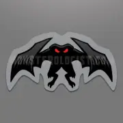 Mothman Sinister sticker | Mothman | cryptozoology