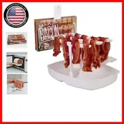 Compact Microwave Bacon Cooker - Perfectly Crispy Bacon with Minimal Clean-Up