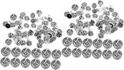 [NUOBESTY] 100 Sets Butterfly Needle Pin Backs Jewelry Accessories Badge Locking Backs Brooch Making Pin Locks Metal Tie Tacks Brooch Clutch Locking Pin Back Collar Pin Copper Lapel