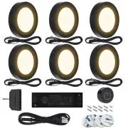 VST Under Cabinet Lighting 12V 2W (12W Total, 60W Equivalent), Wireless Dimme...