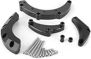 Cechoayuu Motorcycle Engine Case Saver Crash Pad Frame Slider Protector MT-09 / FJ-09 XSR900 Engine Guard Crash Bar Crash Bar Frame Drop Protector (Noir)