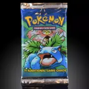 Venusaur Art, Base Set Booster Pack. Excellent Condition.